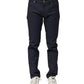 Dark Blue Cotton Skinny Denim Jeans