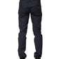 Dark Blue Cotton Skinny Denim Jeans