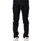 Black Cotton Skinny Men Denim Jeans