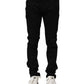 Black Cotton Skinny Men Denim Jeans