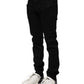 Black Cotton Skinny Men Denim Jeans