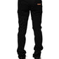 Black Cotton Skinny Men Denim Jeans