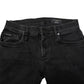 Black Cotton Skinny Men Denim Jeans