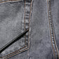 Gray Cotton Skinny Men Denim Jeans
