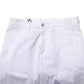 White Cotton Stretch Men Denim Bermuda Shorts