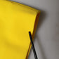 Yellow Polyester Sleeveless Sheath Midi Dress