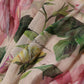 Pink Floral Print Tiered Long Maxi Dress