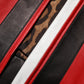 Multicolor Leather Biker Full Zip Coat Jacket