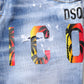 Blue Washed Cotton Mid Waist Skinny Denim Jeans