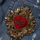 Blue Cotton Tattered Boyfriend Denim Jeans