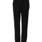 Black Cotton Mid Waist Jogger Pants