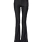Blue Mid Waist Cotton Wide Leg Denim Jeans
