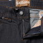 Blue Mid Waist Cotton Wide Leg Denim Jeans