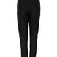 Black Quilted Mid Waist Jogger Pants