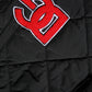 Black Quilted Mid Waist Jogger Pants