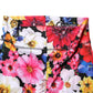 Multicolor Floral High Waist Leggings Pants