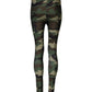 Multicolor Camouflage DG Waist Leggings Pants