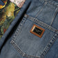 Blue AMBER Patchwork High Waist Denim Jeans