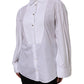 White Cotton Long Sleeves Formal Top Shirt