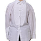 White Cotton Long Sleeves Formal Top Shirt