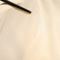 Light Yellow Silk Ascot Collared Blouse Top