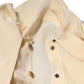 Light Yellow Ascot Collar Buttoned Blouse Top