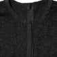 Black Nylon Lace Long Sleeve Blouse Top