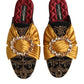 Multicolor Embellished Flat Sandals Shoes