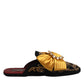 Multicolor Embellished Flat Sandals Shoes