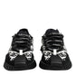 Black Logo Lace Up Low Top NS1 Sneakers Shoes