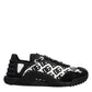 Black Logo Lace Up Low Top NS1 Sneakers Shoes