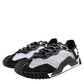 Black Logo Lace Up Low Top NS1 Sneakers Shoes