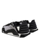 Black Logo Lace Up Low Top NS1 Sneakers Shoes