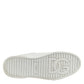 White Logo Lace Up Low Top Men Sneakers Shoes