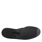 Black Embroidered Crown Loafers Shoes