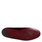 Black Velvet Crystal Crown Loafers Dress Shoes