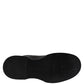 Black Leather Mid Calf Boots Flats Shoes
