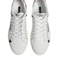 White Leather MILANO Low Top Sneakers Shoes