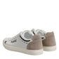 White Leather MILANO Low Top Sneakers Shoes