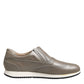 Brown Leather Men Low Top Sneakers Shoes