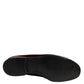 Red Velvet Men Slip On Loafers Dress Shoes