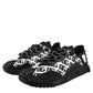Black Logo Lace Up Low Top NS1 Sneakers Shoes