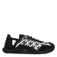 Black Logo Lace Up Low Top NS1 Sneakers Shoes