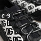 Black Logo Lace Up Low Top NS1 Sneakers Shoes