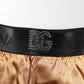 Beige Men Regular Boxer Eye Mask Set Underwear