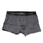 Gray Printed Cotton Boxer Short Underwear