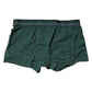Green Cotton Regular Men Boxer Brief Underwear