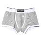 Gray Cotton Stretch Regular Boxer Underwear
