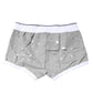 Gray Cotton Stretch Regular Boxer Underwear