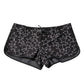 Black Star Print Beachwear Shorts Swimwear